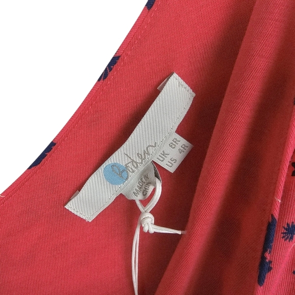 Boden Pink Georgia Blue Floral Maxi Dress NWT - Picture 4 of 11